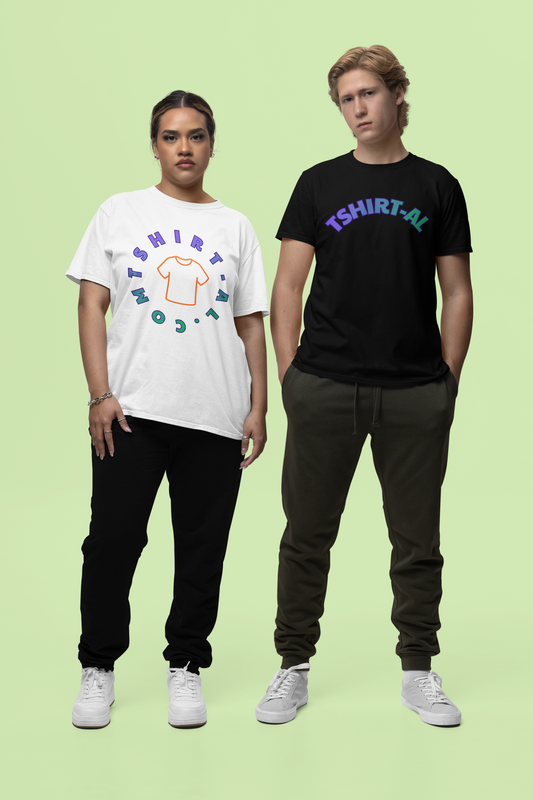 Tasarlanabilir Unisex Regular Tshirt Premium Kalite Baskı ve Kumaş