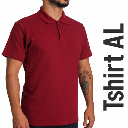 İşletmene Özel 14 Renk Basic Polo Yaka Kısa Kol Tshirt Baskı Dahil 50 Adet - Adet Fiyatı 250 TL