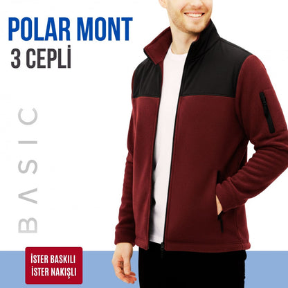 İşletmene Özel 6 Renk Premium Kalite Softshelli Polar Mont 3 Cepli Baskı Dahil 10 Adet - Adet Fiyatı 650 TL