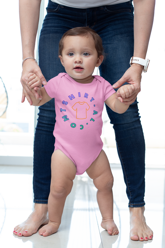 Tasarlanabilir Unisex Baby Body Premium Kalite Baskı ve Kumaş
