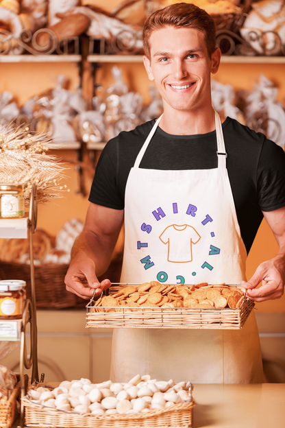 Tasarlanabilir Unisex Önlük Premium Kalite Baskı ve Kumaş