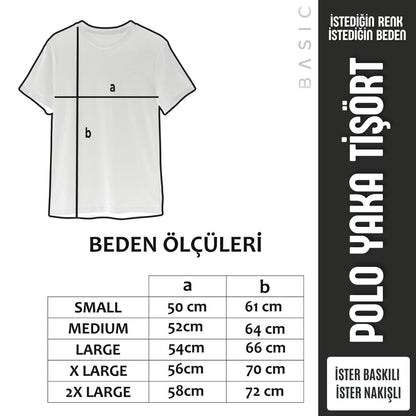 İşletmene Özel 14 Renk Basic Polo Yaka Kısa Kol Tshirt Baskı Dahil - Numune 1 Adet 375 TL