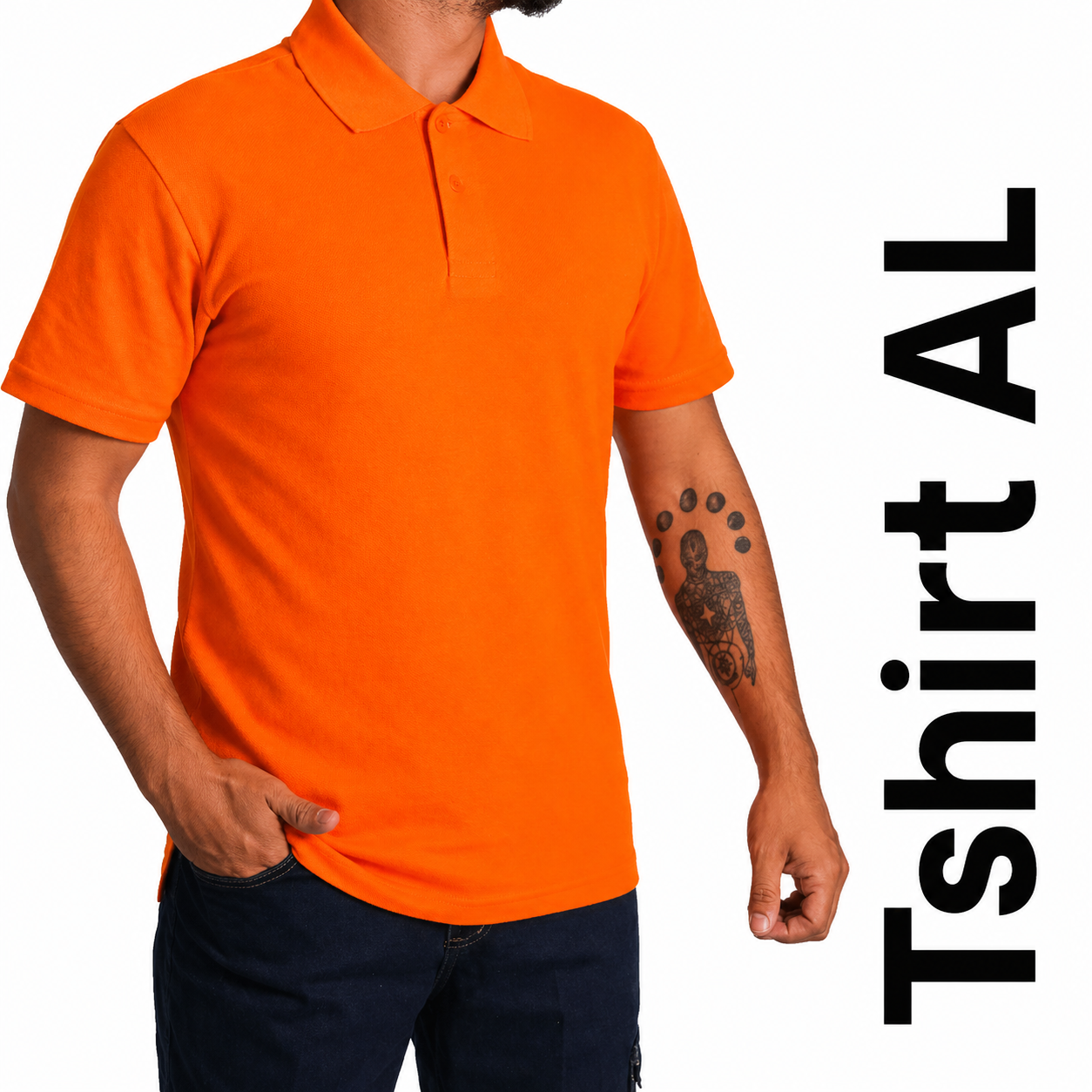 İşletmene Özel 14 Renk Basic Polo Yaka Kısa Kol Tshirt Baskı Dahil 50 Adet - Adet Fiyatı 250 TL