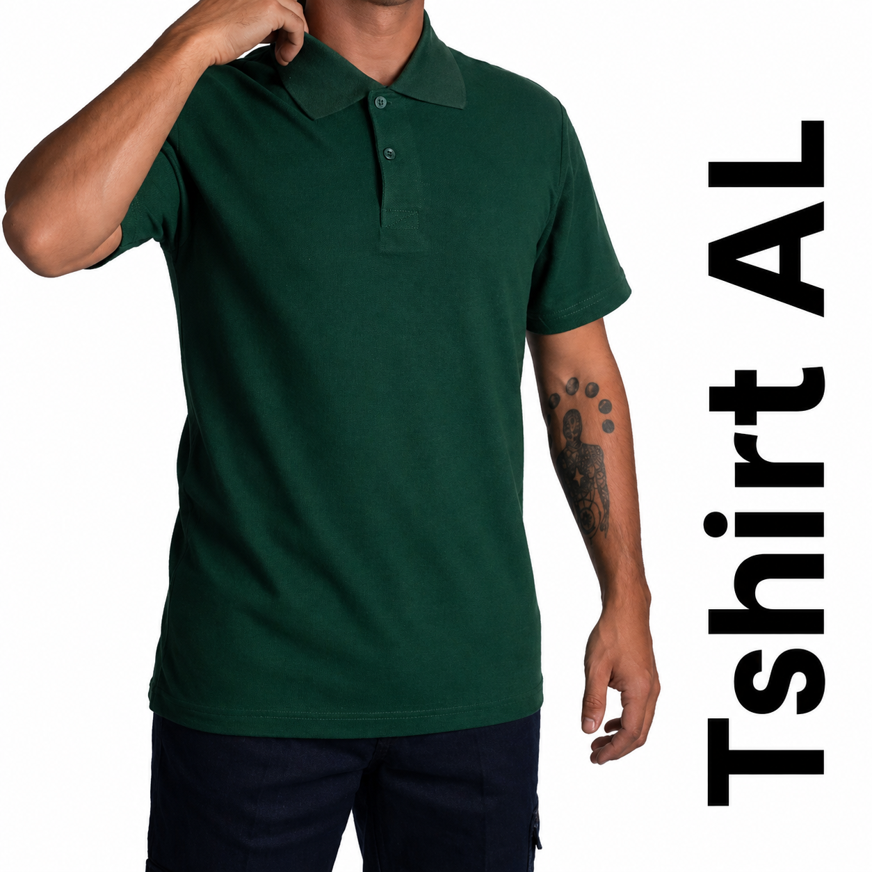 İşletmene Özel 14 Renk Basic Polo Yaka Kısa Kol Tshirt Baskı Dahil - Numune 1 Adet 375 TL